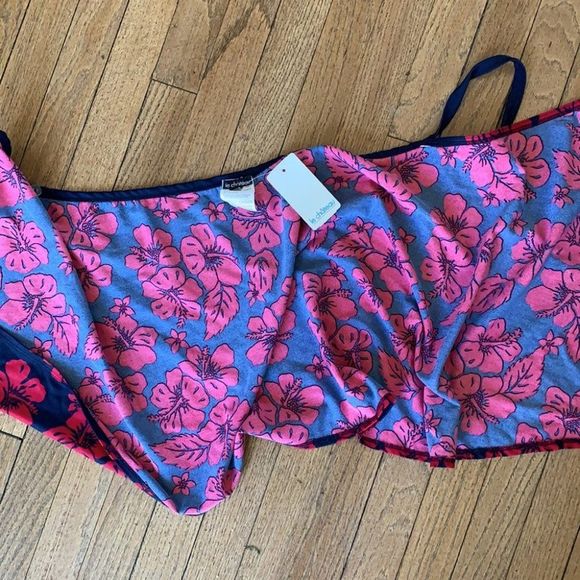 🌈 5/$25 Vintage le chateau floral swim skirt sarong - Picture 6 of 7